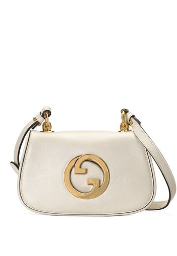 Gucci mini Interlocking G saddle bag - Bianco