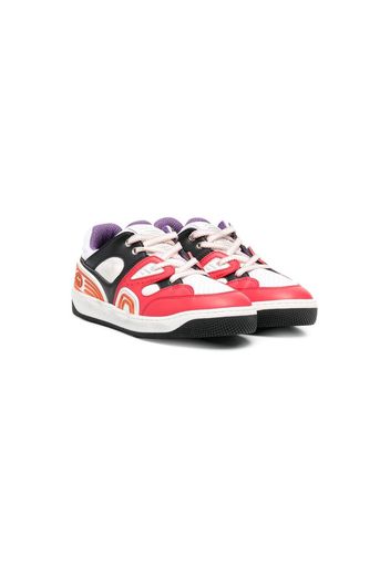 Gucci Kids Basket low-top sneakers - Bianco