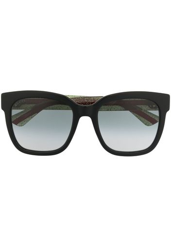 Gucci Eyewear square-frame gradient sunglasses - Nero