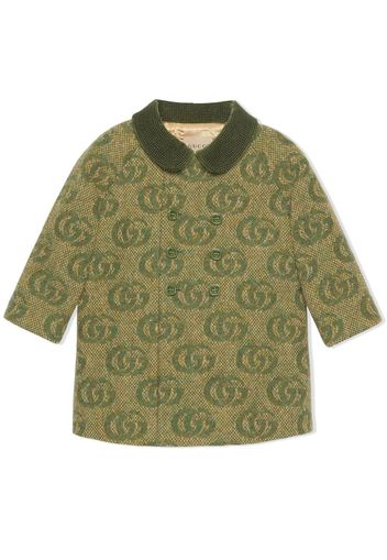 Gucci Kids Cappotto GG - Verde