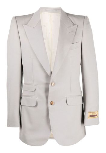 Gucci single-breasted wool blazer - Grigio