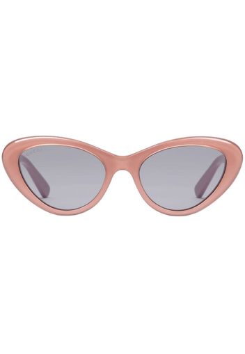 Gucci Eyewear cat-eye frame sunglasses - Grigio