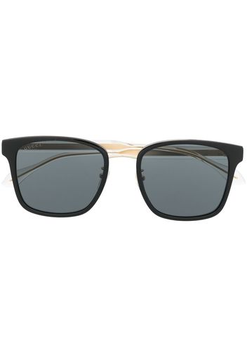 Gucci Eyewear square tinted sunglasses - Nero