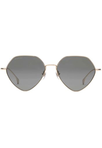 GUCCI EYEWEAR geometric-frame sunglasses - Grigio