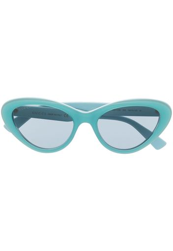 Gucci Eyewear Occhiali da sole cat-eye - Blu