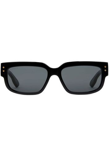 Gucci Eyewear rectangular-frame tinted sunglasses - Nero