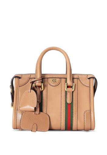 Gucci Borsa tote GG a righe - Marrone