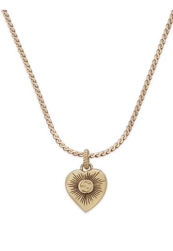 Gucci Interlocking G heart pendant - Oro