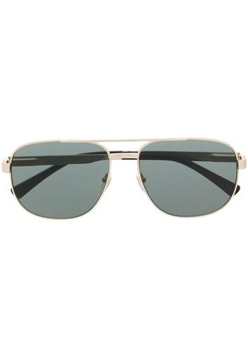 Gucci Eyewear Occhiali da sole squadrati - Oro