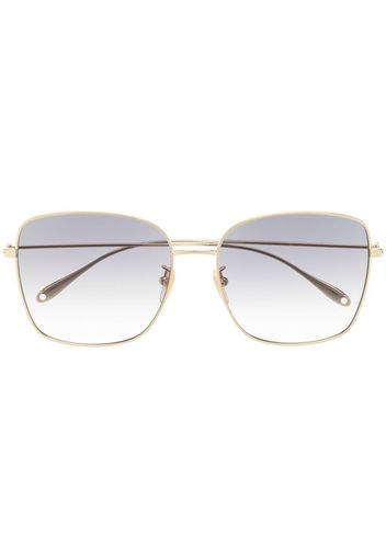 Gucci Eyewear Charms oversize sunglasses - Oro