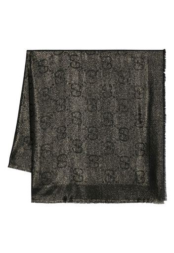 Gucci GG-jacquard scarf - Nero