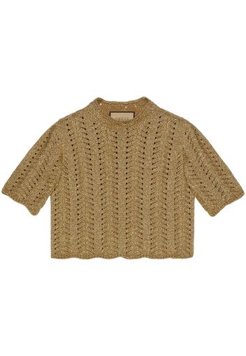 Gucci Top lamé - Oro