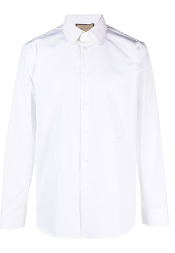 Gucci long-sleeved cotton shirt - Bianco