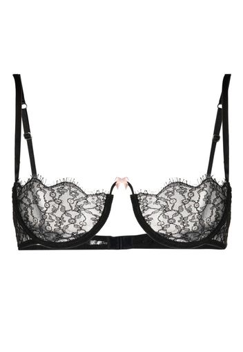 Gucci floral-lace bra - Nero