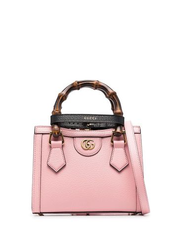 Gucci Borsa tote con placca logo - Rosa