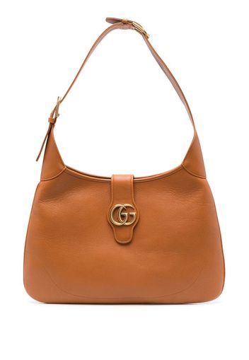 Gucci Aphrodite large shoulder bag - Marrone