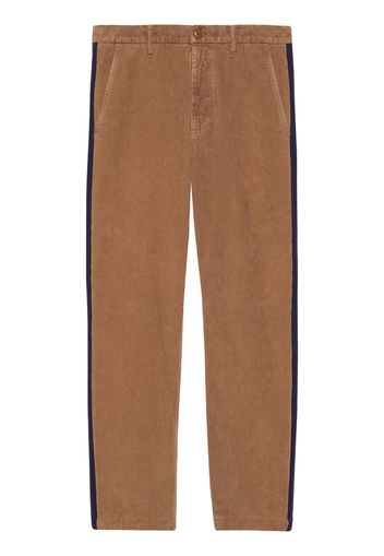 Gucci velvet corduroy trousers - Marrone