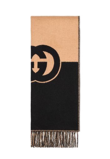 Gucci Interlocking G wool scarf - Toni neutri