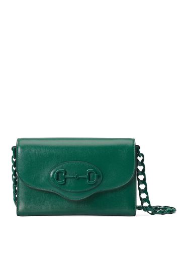 Gucci Borsa a tracolla mini con morsetto 1955 - Verde