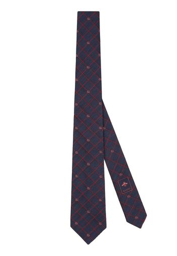 Gucci interlocking G tie - Blu