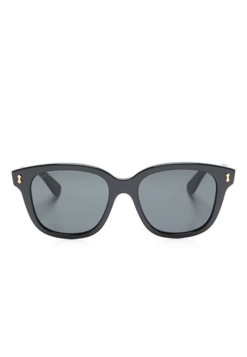 Gucci Eyewear logo-arm detail sunglasses - Grigio