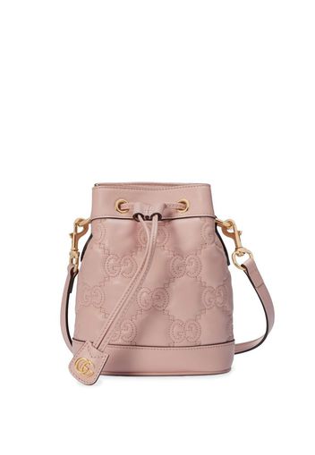 Gucci GG-motif bucket bag - Rosa