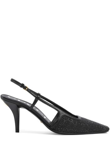 Gucci Pumps a punta con cristalli - Nero