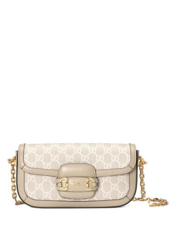 Gucci 1955 Horsebit shoulder bag - Toni neutri