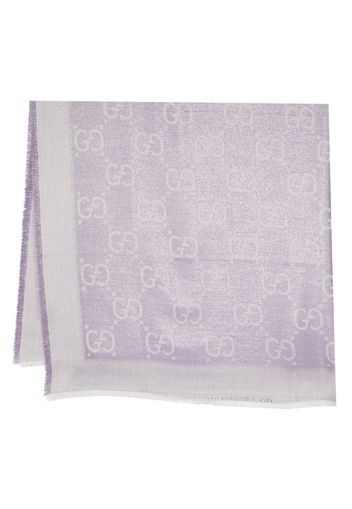 Gucci Eyewear GG monogram metallic scarf - Viola