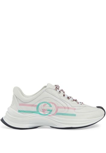 Gucci Gucci Run leather sneakers - Bianco