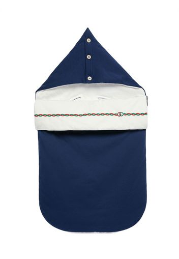 Gucci Kids rope-detail sleep bag - Blu