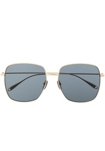 Gucci Eyewear logo-engraved square-frame sunglasses - Oro