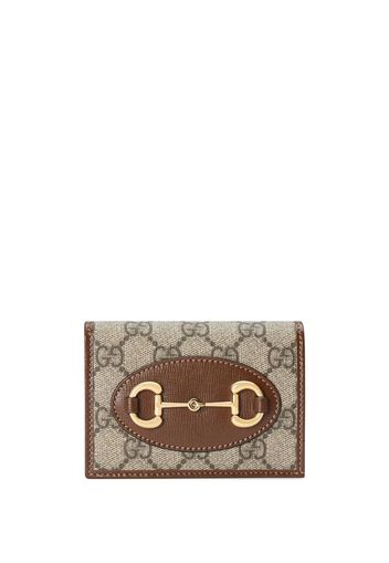 Gucci Horsebit 1955 bi-fold wallet - Toni neutri