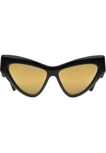 Gucci Eyewear Occhiali da sole cat-eye - Nero