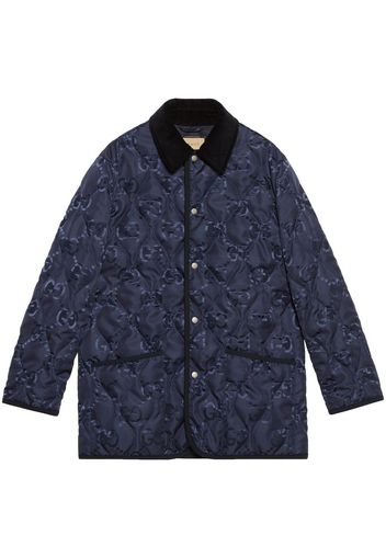 Gucci quilted GG jumbo jacket - Blu