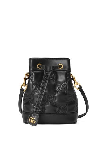 Gucci GG Supreme leather bucket bag - Nero