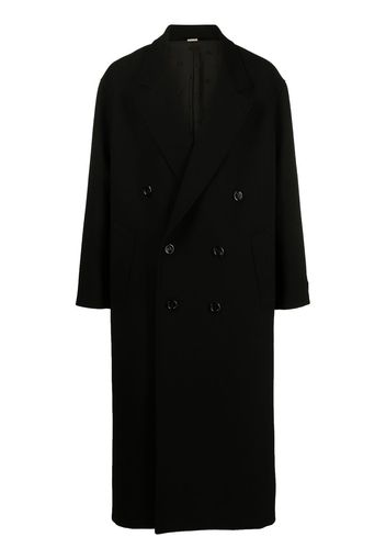 Gucci notched lapels double-breasted coat - Nero