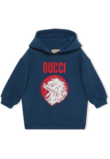 Gucci Kids Felpa con stampa grafica - Blu