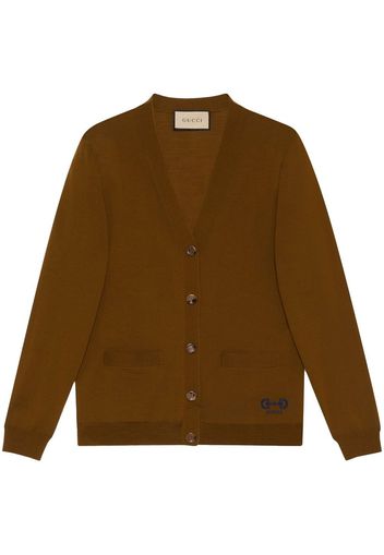 Gucci Cardigan con scollo a V - Verde