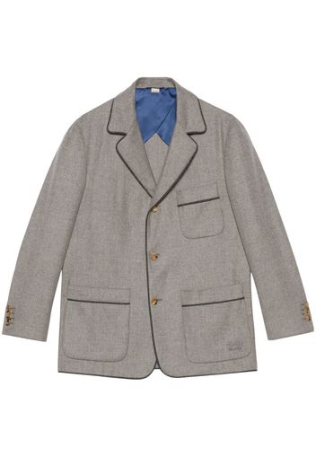 Gucci Blazer monopetto - Grigio