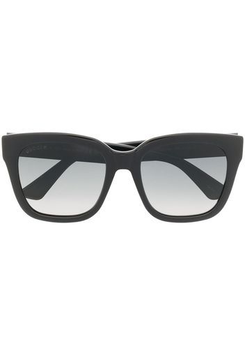 Gucci Eyewear Occhiali da sole squadrati - Nero