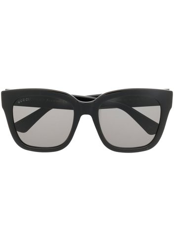 Gucci Eyewear oversize-frame sunglasses - Nero