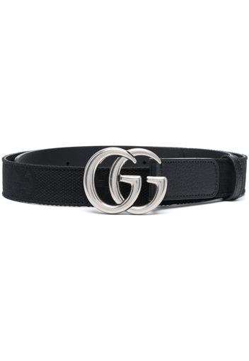 Gucci Double G Marmont leather belt - Nero