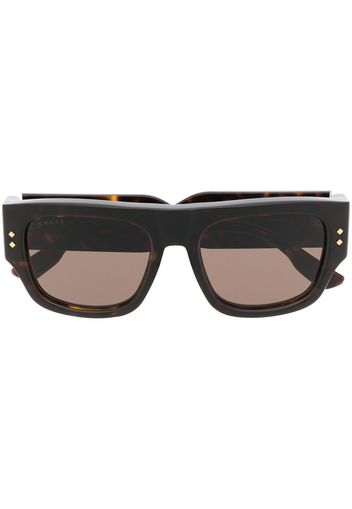 Gucci Eyewear Occhiali da sole squadrati GG1262S - Marrone