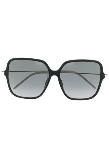 Gucci Eyewear Occhiali da sole squadrati - Nero