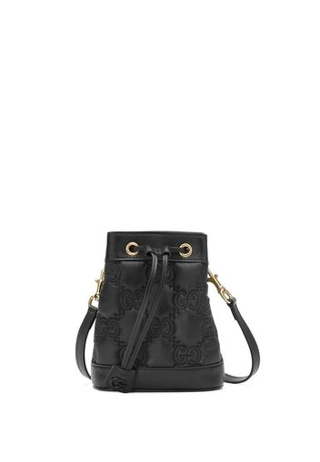 Gucci GG matelassé bucket bag - Nero