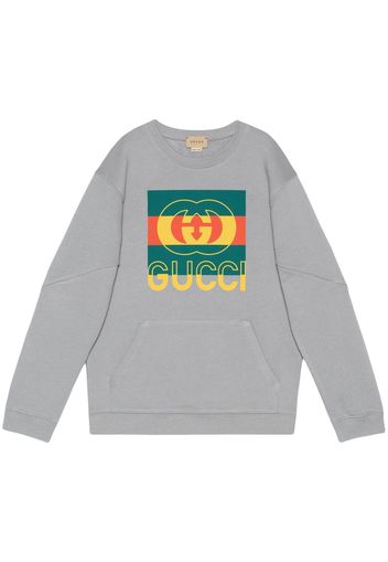 Gucci Kids Children's cotton jersey sweatshirt - Grigio