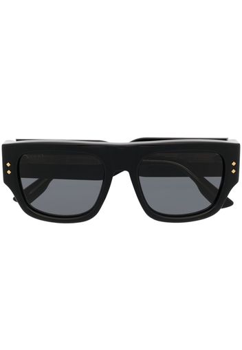 Gucci Eyewear Occhiali da sole squadrati - Nero