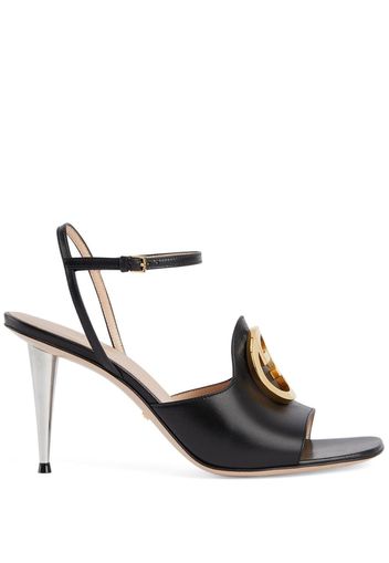 Gucci Gucci Blondie leather sandals - Nero