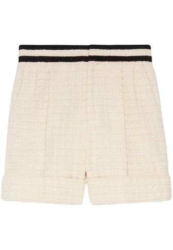 Gucci two-tone tweed shorts - Toni neutri